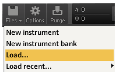 How to open sample libraries in Kontakt