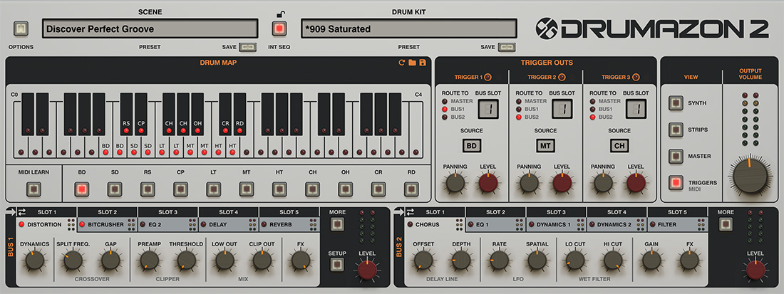 Drumazon 2 - Triggers View