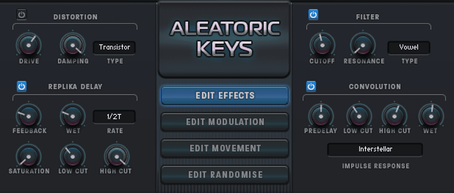Supporting image for Aleatoric Keys